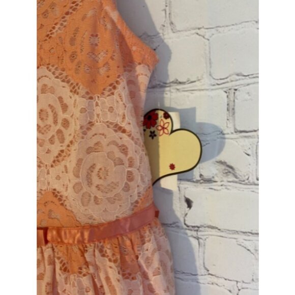 Speechless Girls Pastel  Holiday Lace Round Neck Sleeveless Dress 14 NWT - Picture 8 of 8